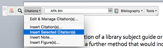 get endnote toolbar in word 2016 for mac?